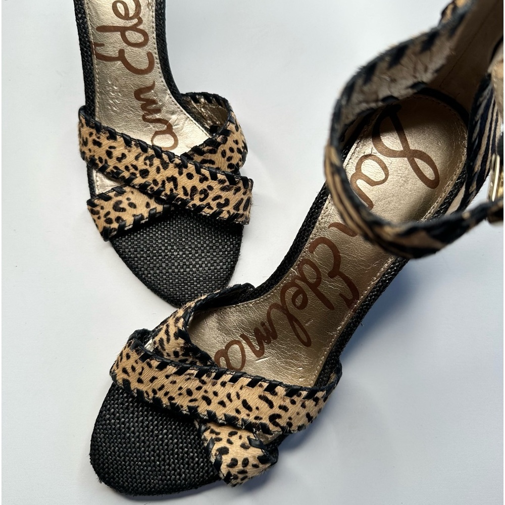 Sam Edelman ANIMAL PRINT Wedge Sandals